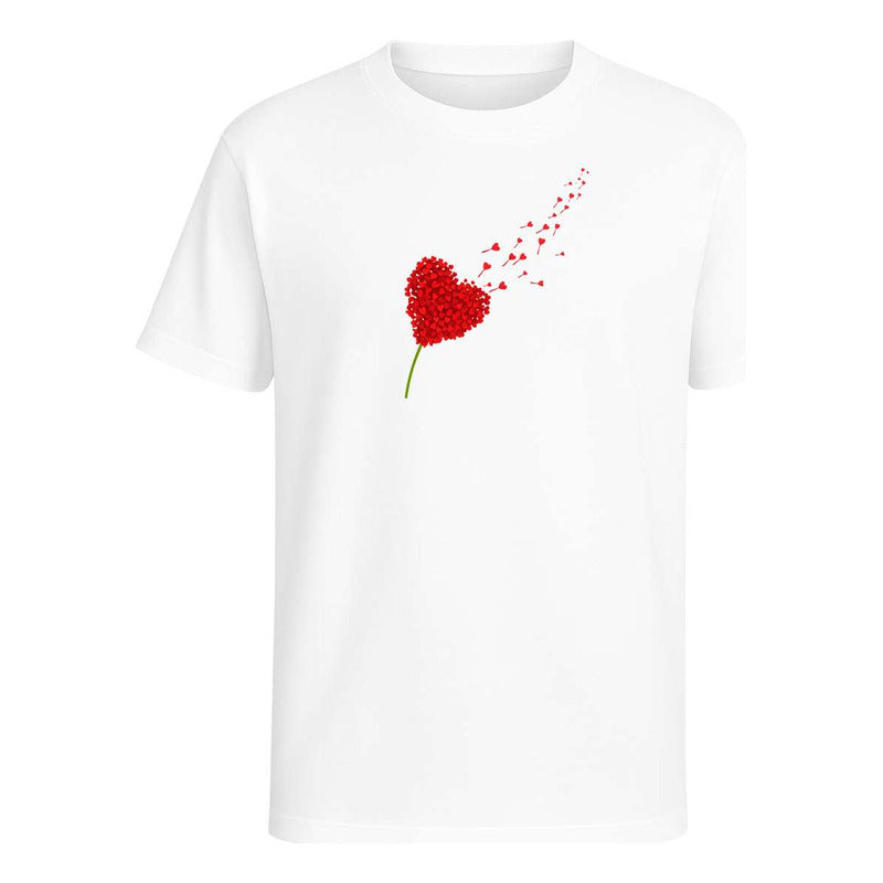 Playera "Corazón Flor de Pétalos" - Infantil