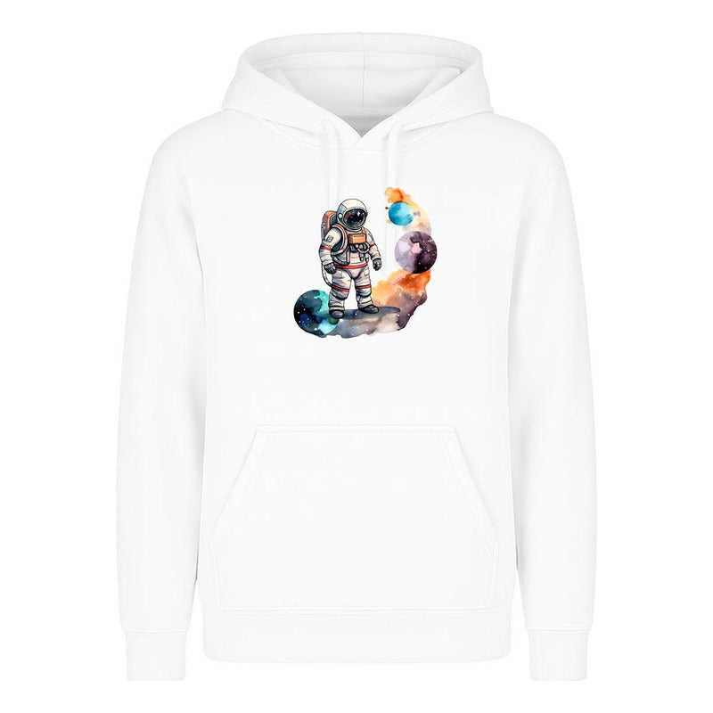 Sudadera Astronauta Acuarela Planeta Espacio Sci-fi Infantil