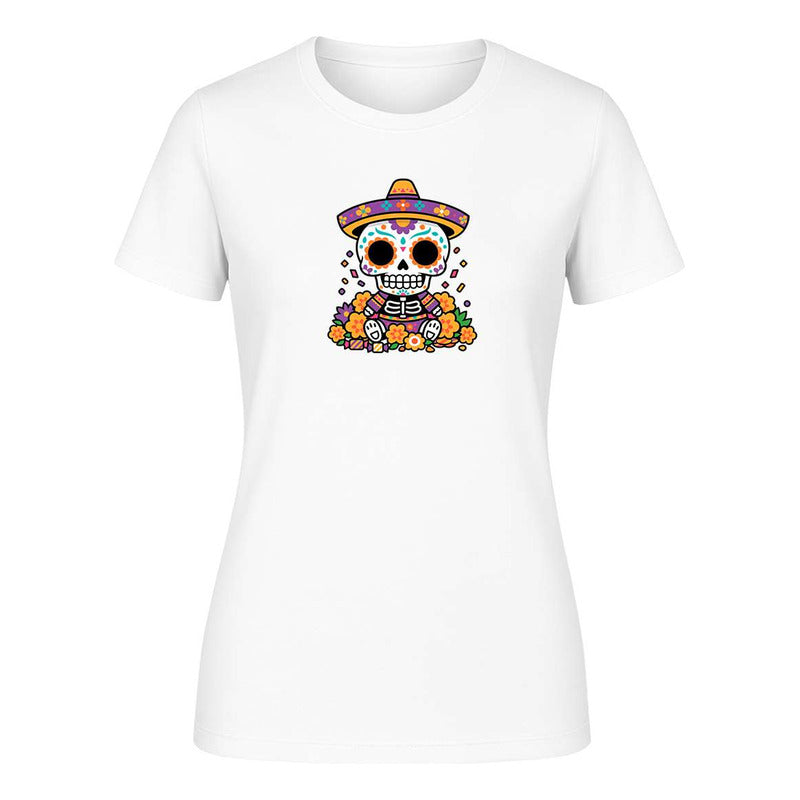 Playera "Calavera Catrín" Día de Muertos - Dama