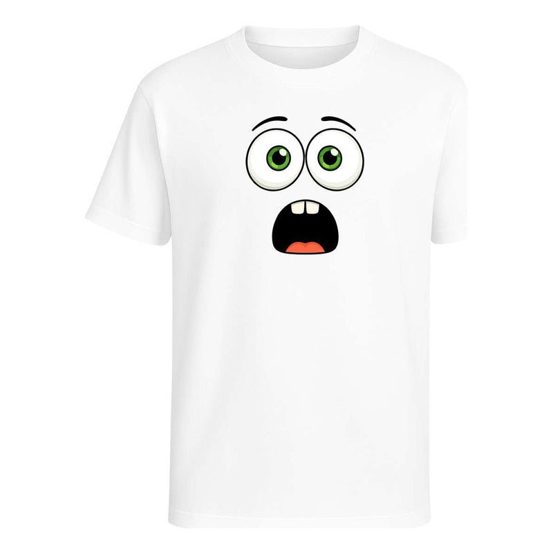 Playera "Cara Sorpresa" Divertida - Hombre