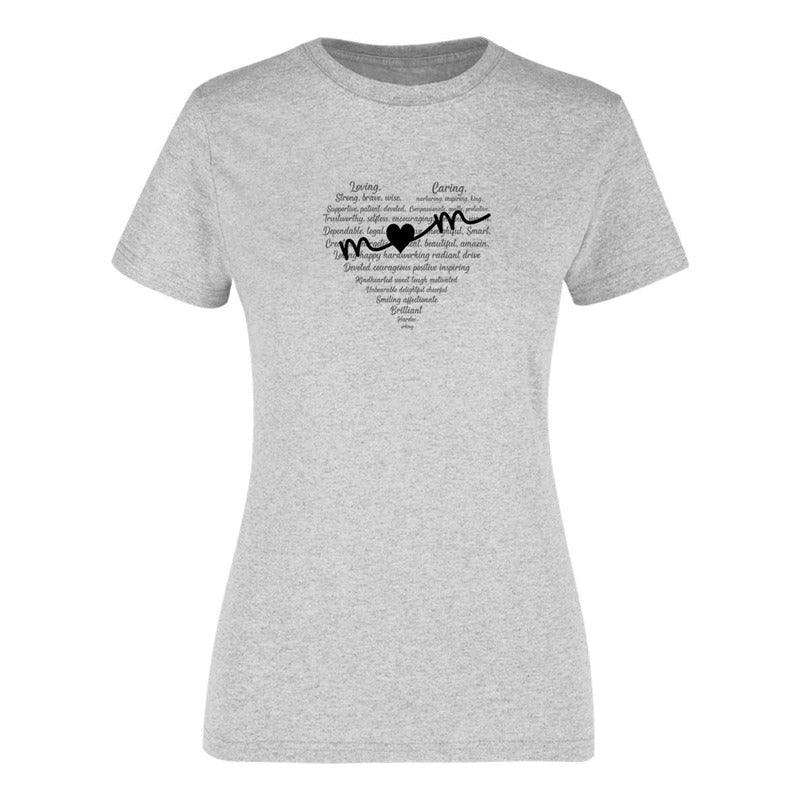 Playera Mamá Regalo Día De Las Madres Diseño Corazón