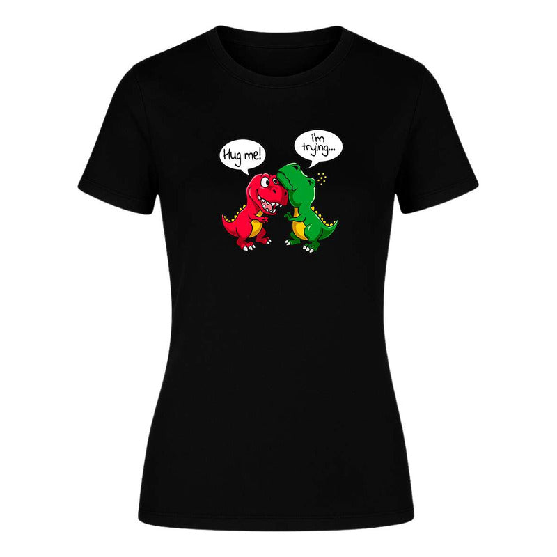 Playera "Dinosaurios Hug Me!" - Dama
