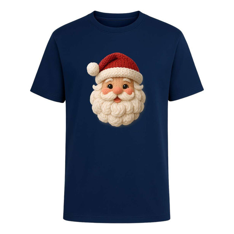 Playera Santa Tipo Knit Cute Navideña Kawaii Regalo Unisex