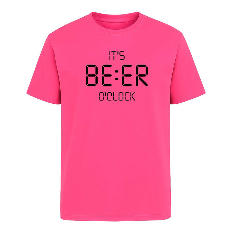 Playera Its Beer O'clock Cerveza Fiesta Broma Amigos Unisex