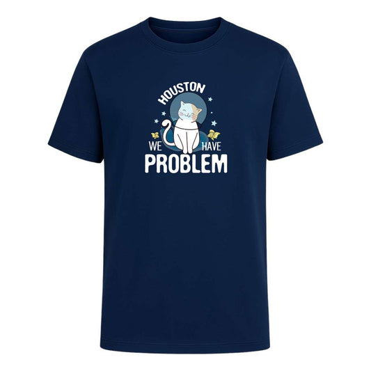 Playera "Houston We Have A Problem" Gato - Infantil
