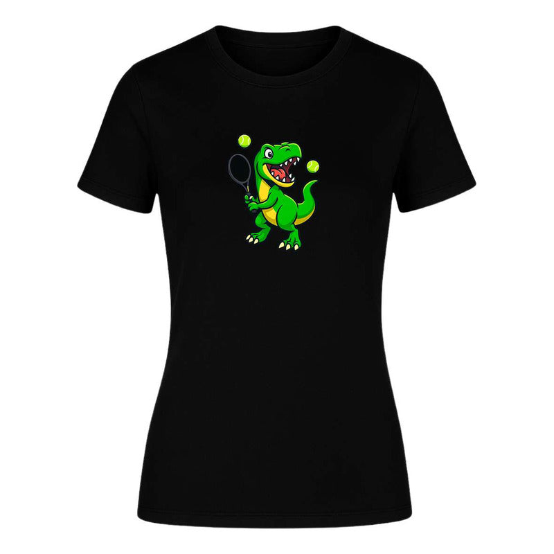 Playera "Dinosaurio Tenista" T-Rex - Dama