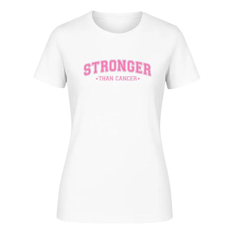 Playera "Stronger Than Cancer" Octubre Rosa - Dama