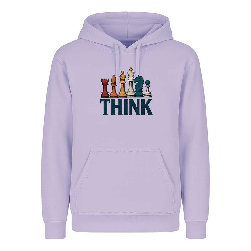 Sudadera Think Ajedrez Frase Estrategia Fans Regalo Unisex