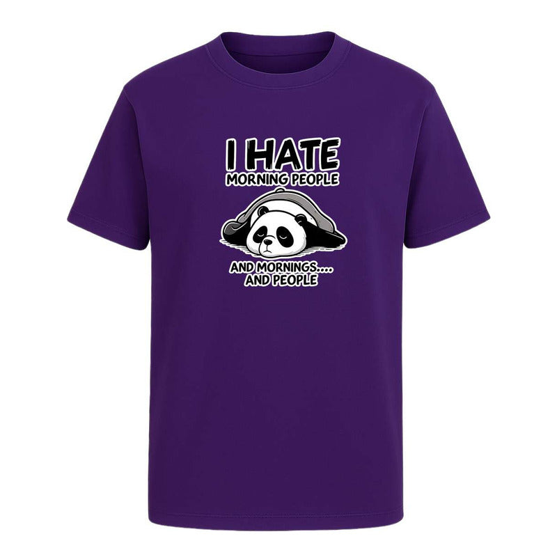 Playera "I Hate Morning People" Panda - Hombre