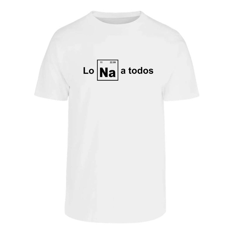 Playera divertida KreaLab Los Odio a Todos para caballero, diseño con texto y estilo casual en color neutro.