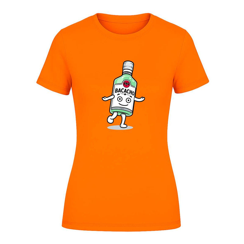 Playera "Bacacho Botella Bailando" Humor - Dama
