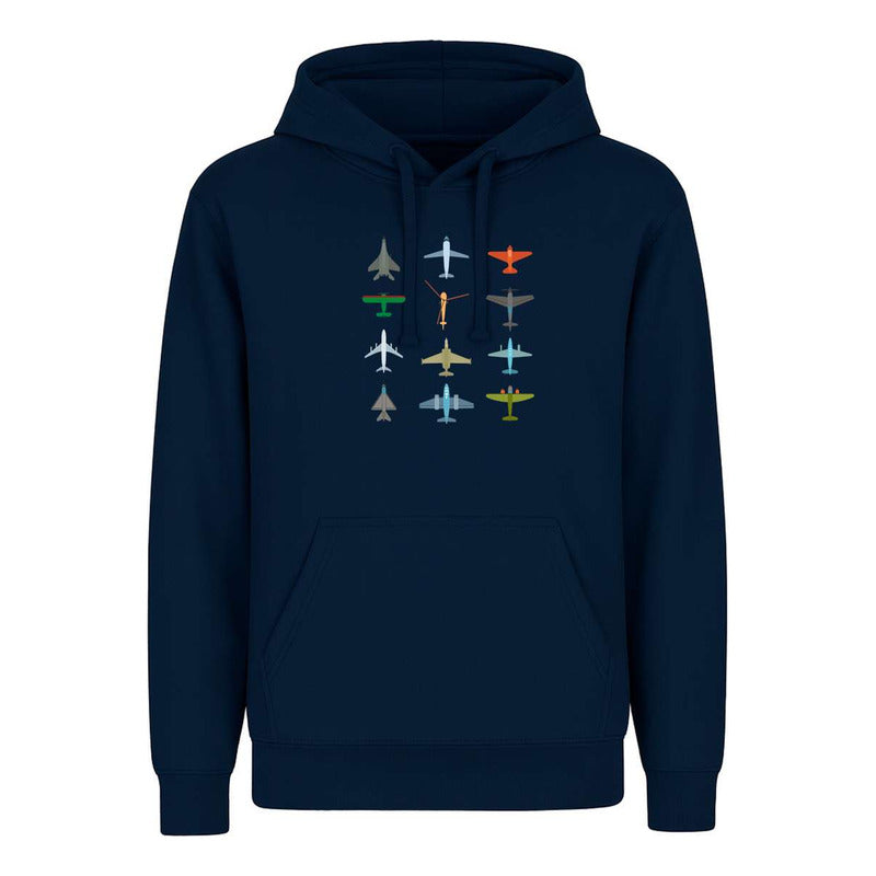 Sudadera Aviones Colección Pilotos Regalo Fans Unisex