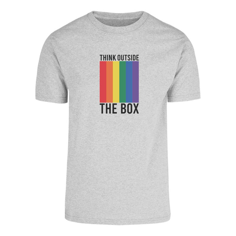 Playera Lgbt+ Piensa Afuera De La Caja Unisex