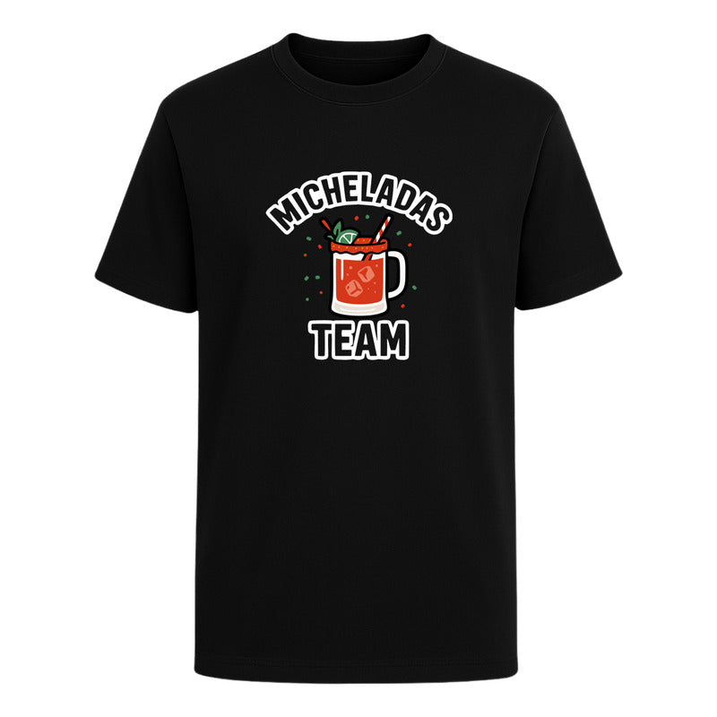 Playera Micheladas Team Unisex Bar, Antro Y Amigos