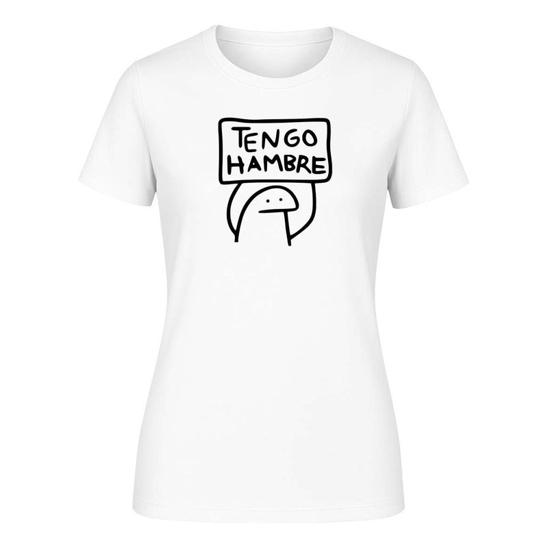 Playera "Tengo Hambre" Frase Divertida - Dama