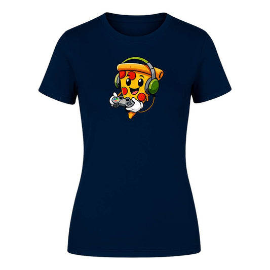 Playera "Pizza Gamer" con Audífonos - Dama