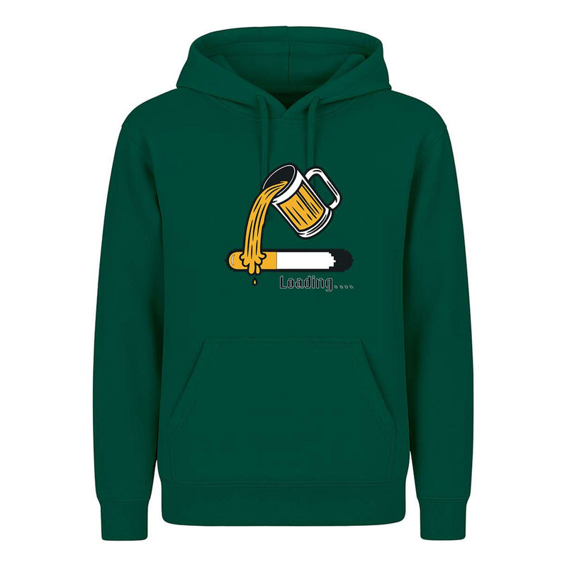 Sudadera Cargando Cerveza Divertida Fiesta Amigos Unisex