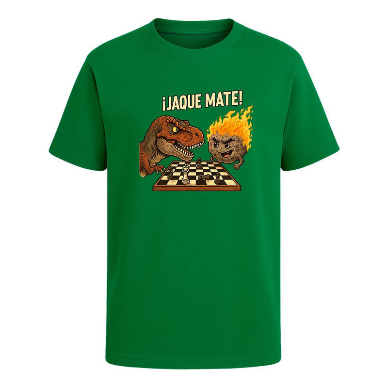 Playera "Jaque Mate Dinosaurio Vs Meteorito" - Infantil