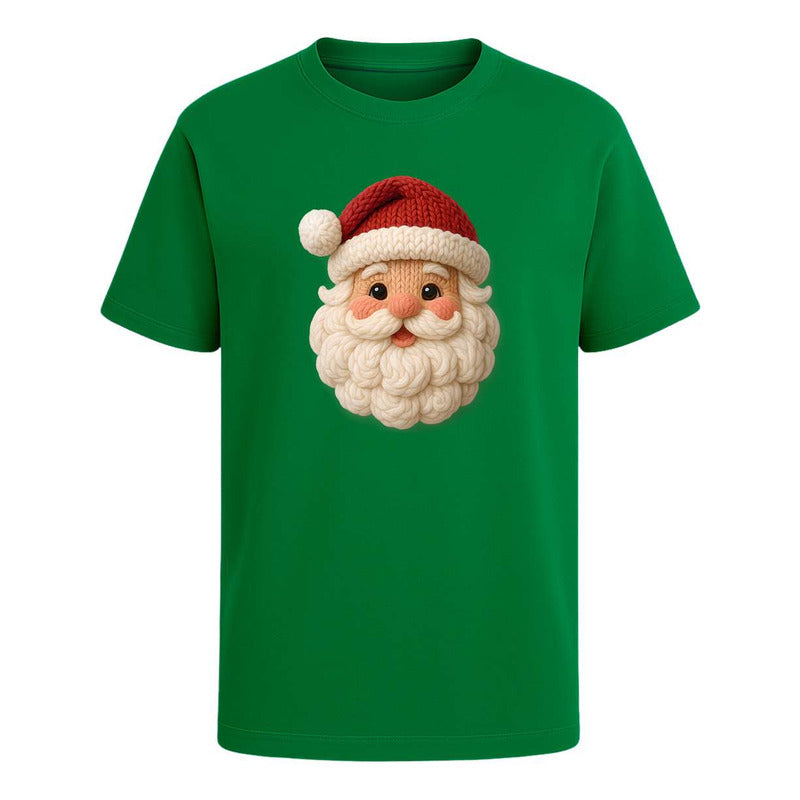 Playera Santa Tipo Knit Cute Navideña Kawaii Regalo Infantil