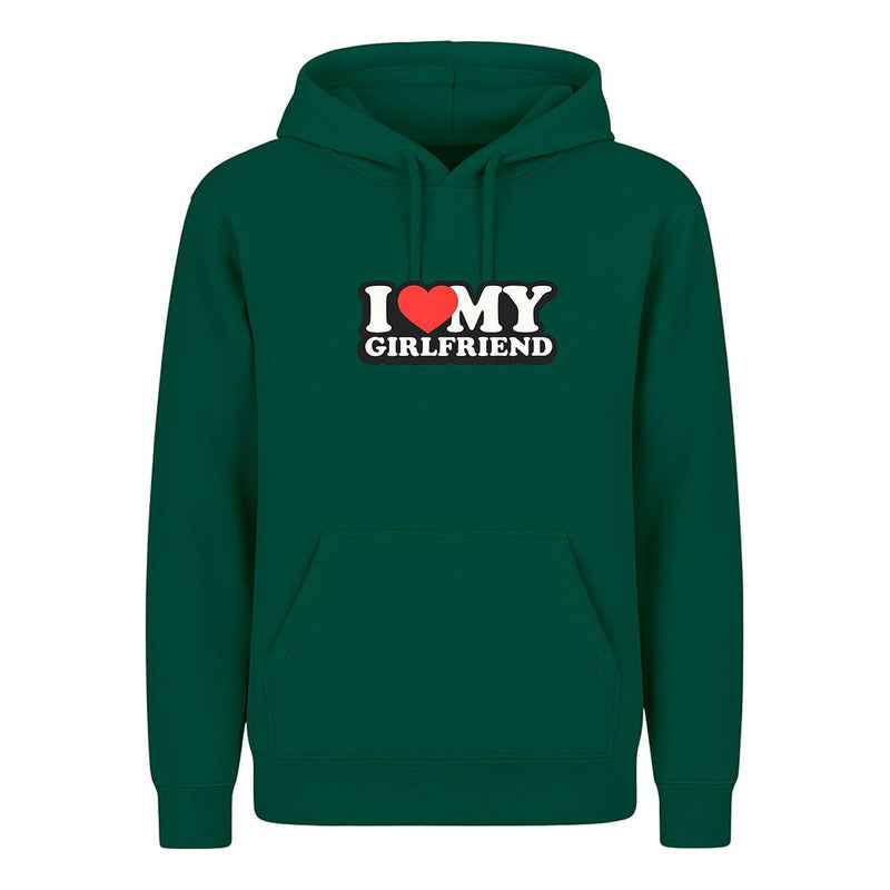 Sudadera I Love My Girlfriend Amor Pareja Regalo Unisex