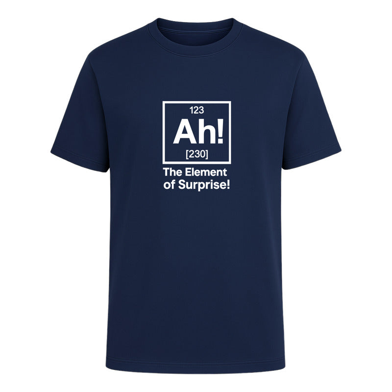 Playera "Ah! El Elemento Sorpresa" Química Geek - Hombre