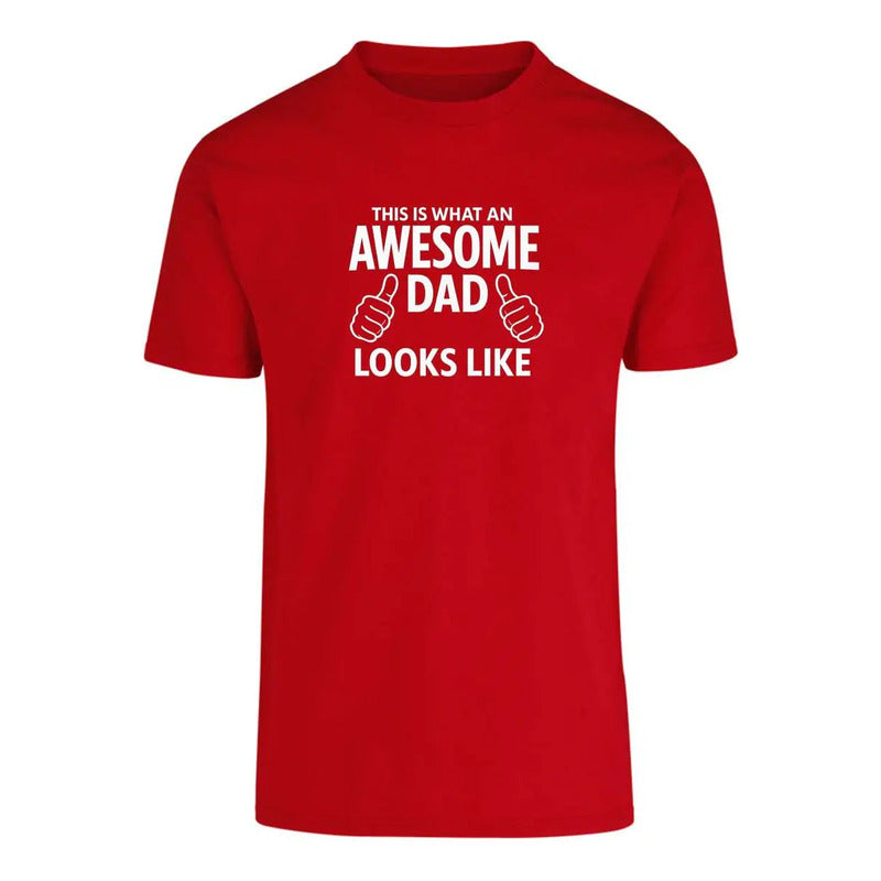 Playera Awesome Dad Día Del Padre  Regalo Original