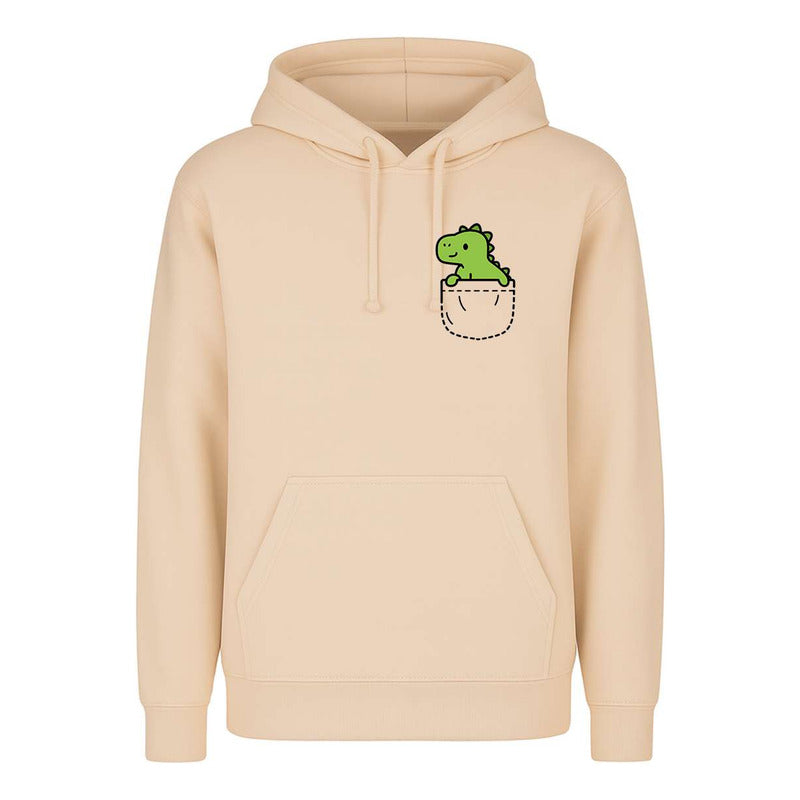 Sudadera Dinosaurio En Bolsillo Tierno Regalo Unisex