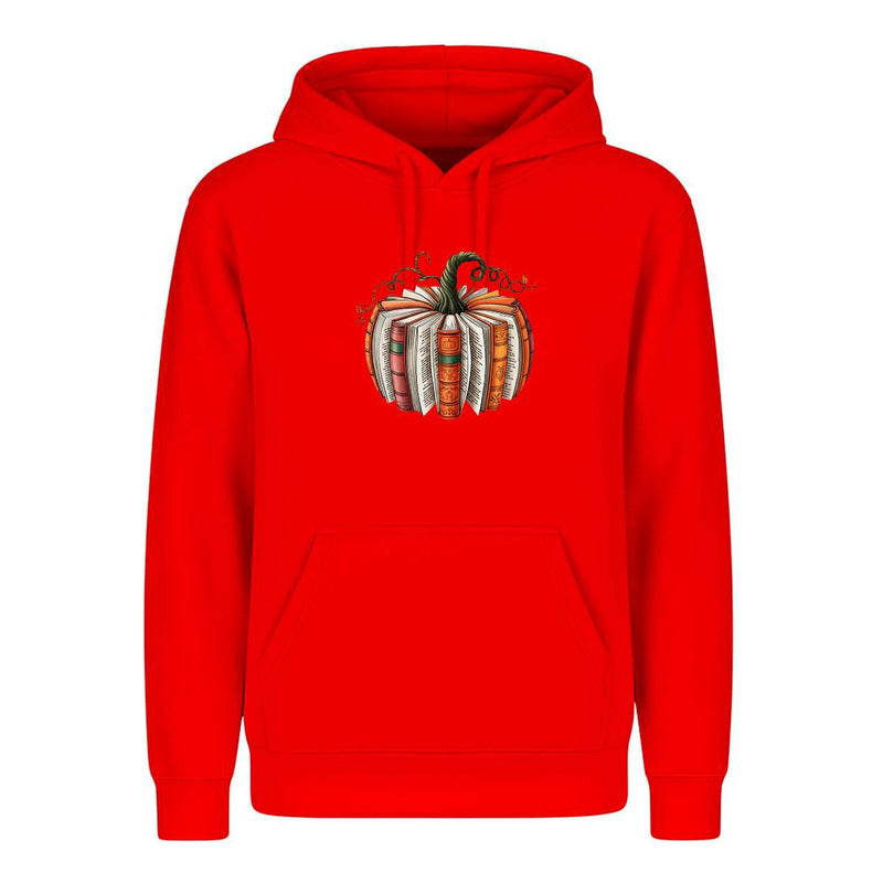 Sudadera Calabaza De Libros Halloween Otoño Regalo Unisex