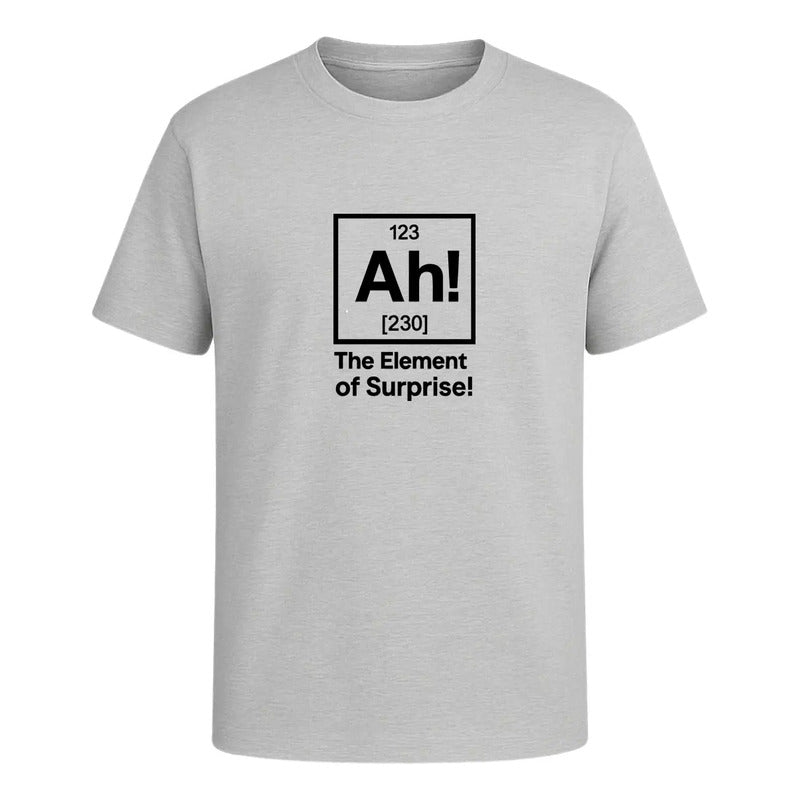 Playera Ah Elemento Sorpresa Frase Geek Química Funny Unisex