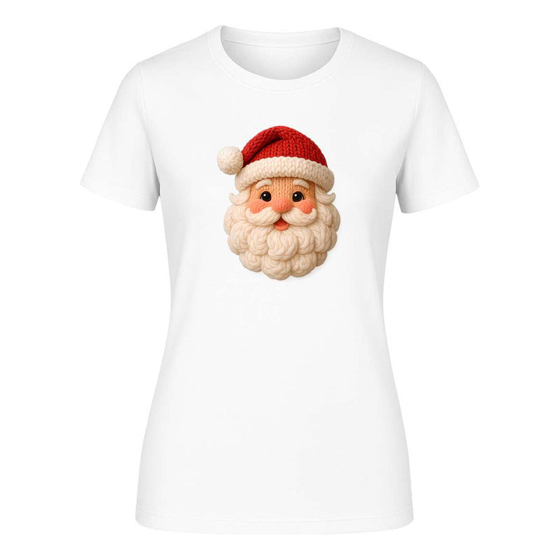 Playera Santa Tipo Knit Cute Navideña Kawaii Regalo Dama