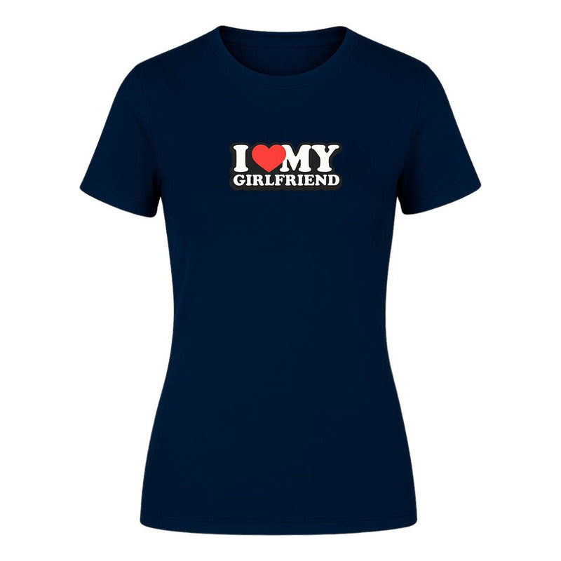Playera "I Love My Girlfriend" - Dama