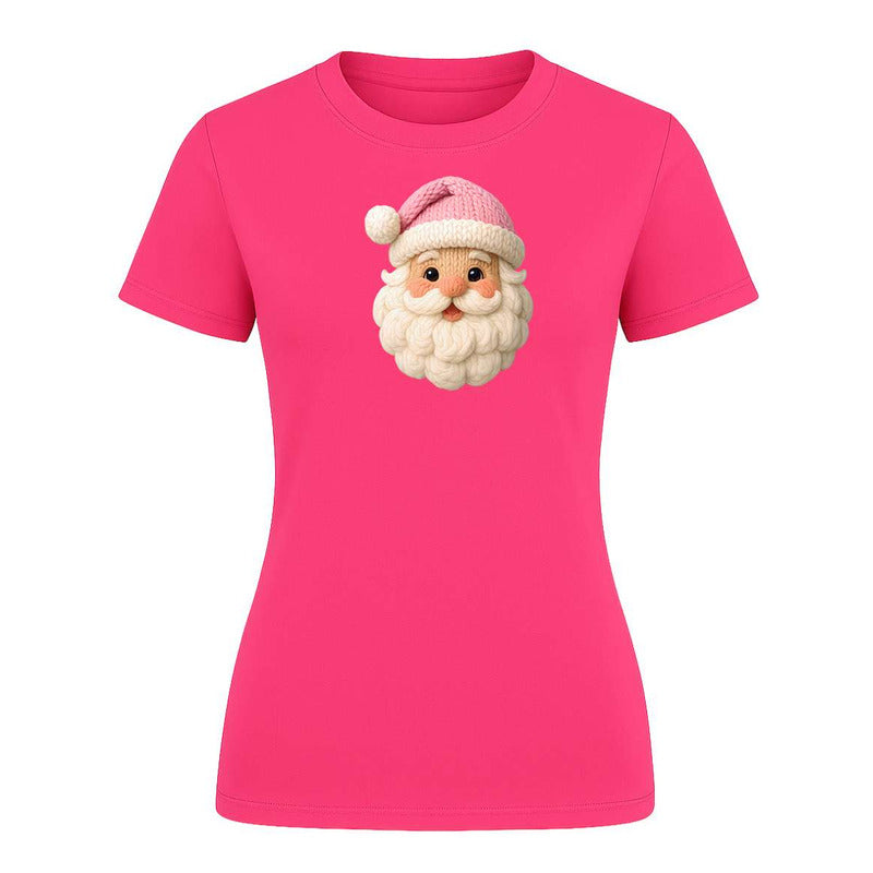 Playera Santa Claus Tierno Cute Nochebuena Regalo De Dama