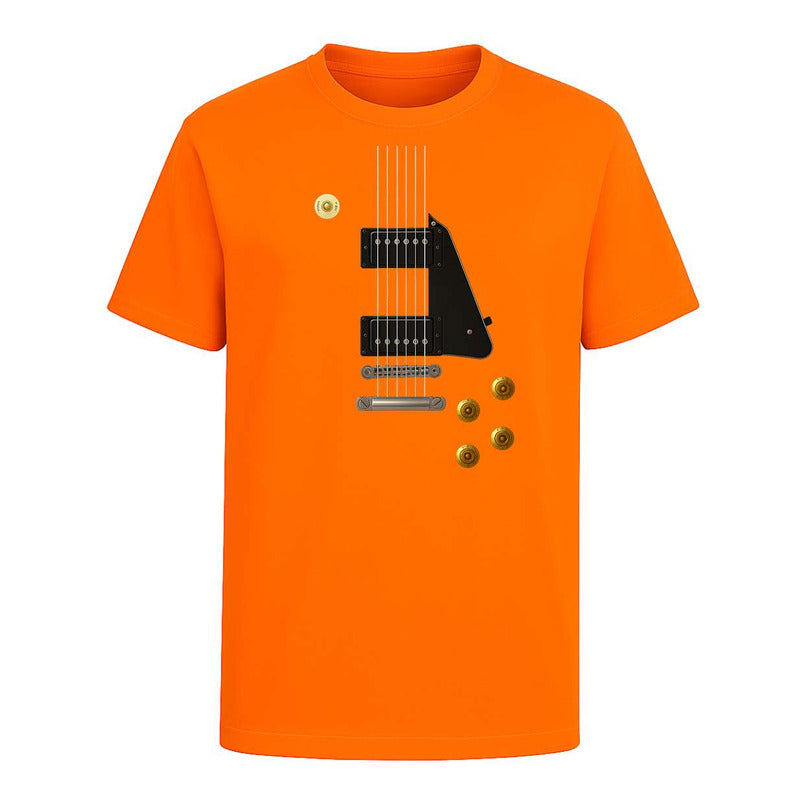 Playera "Guitarra Eléctrica" Rock Metal - Hombre