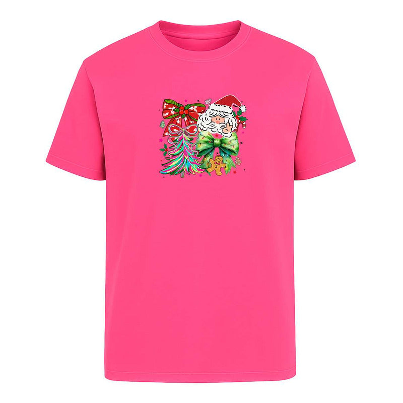 Playera Santa Árbol Navideño Listones Galleta Regalo Unisex