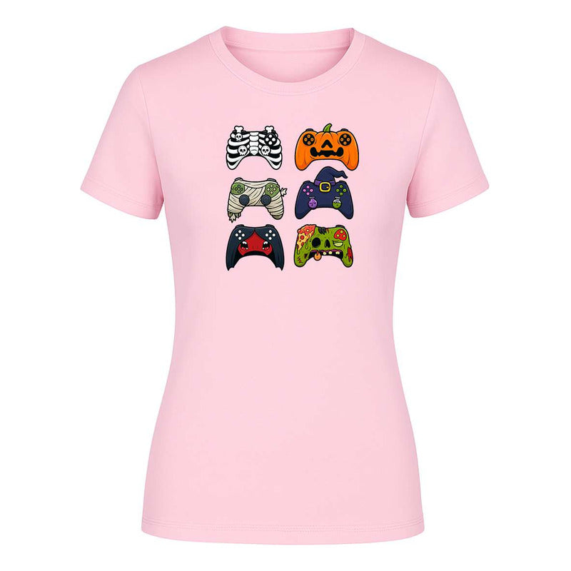 Playera Controles Gamer Halloween Videojuegos Regalo De Dama