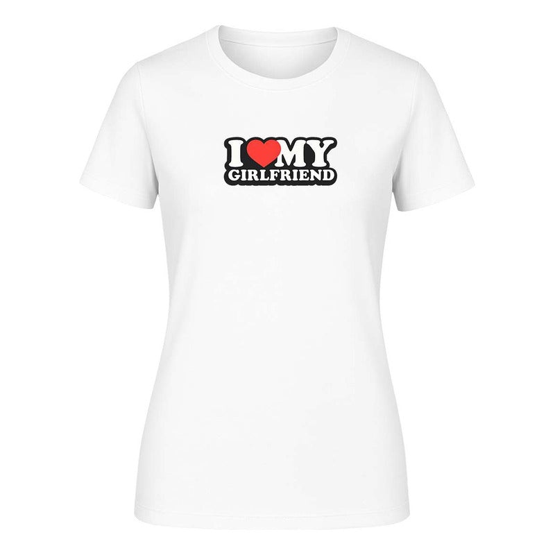 Playera "I Love My Girlfriend" - Dama