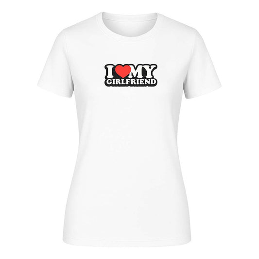 Playera "I Love My Girlfriend" - Dama