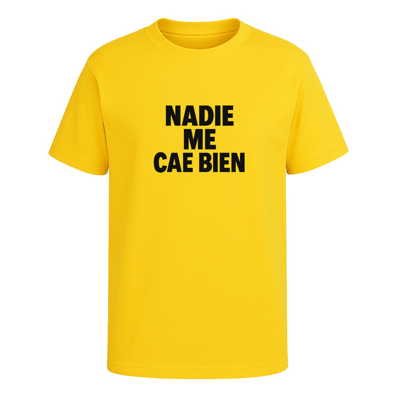 Playera "Nadie Me Cae Bien" - Hombre
