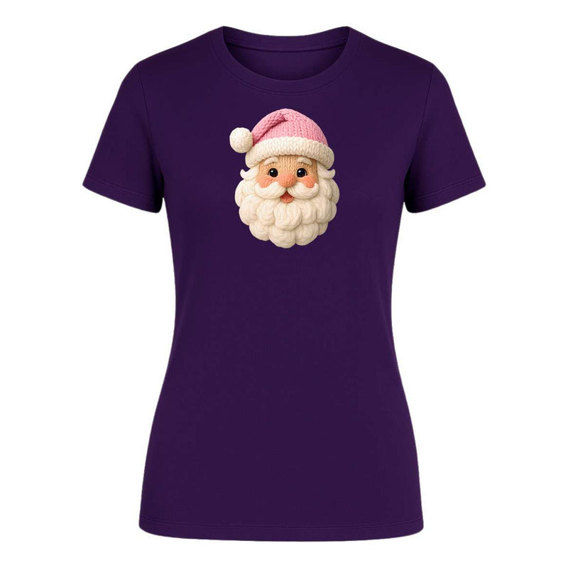 Playera Santa Claus Tierno Cute Nochebuena Regalo De Dama