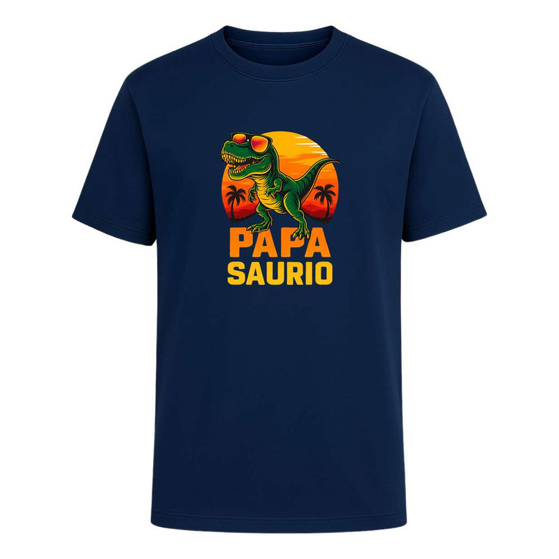Playera Papá Saurio Dinosaurio Cool Regalo Papá Fans Unisex