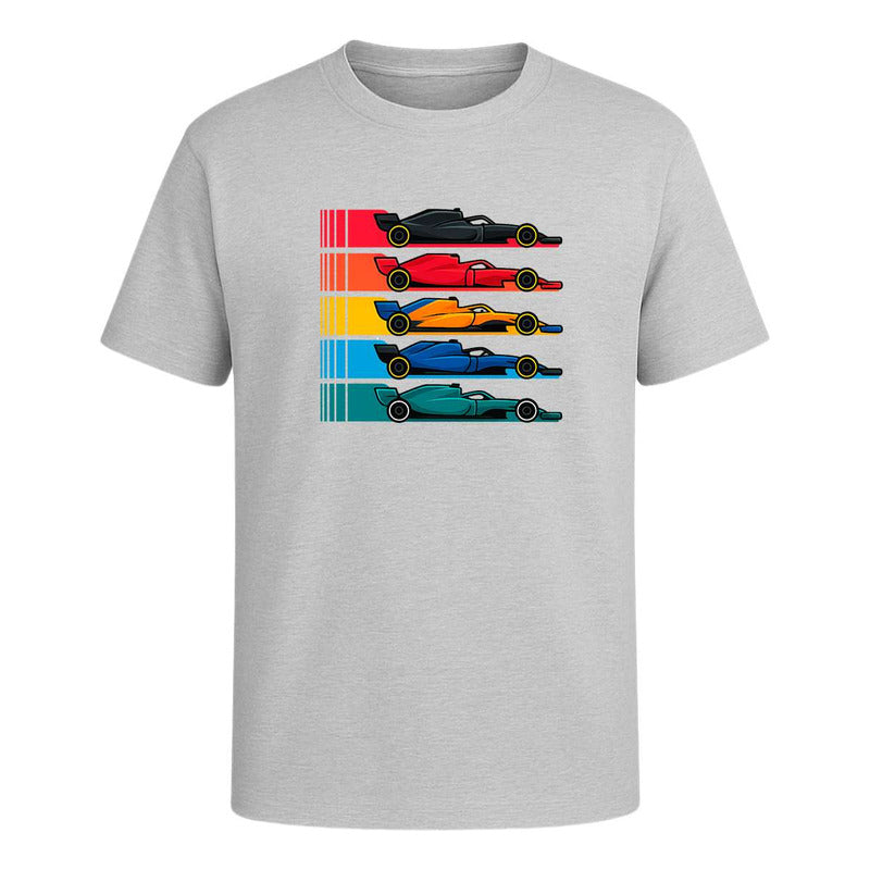 Playera Autos De Carrera Estilo Fórmula Fans Regalo Unisex