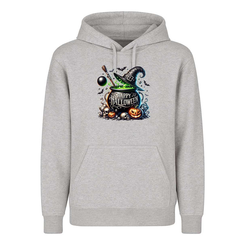 Sudadera Happy Halloween Caldero Bruja Calabaza Infantil