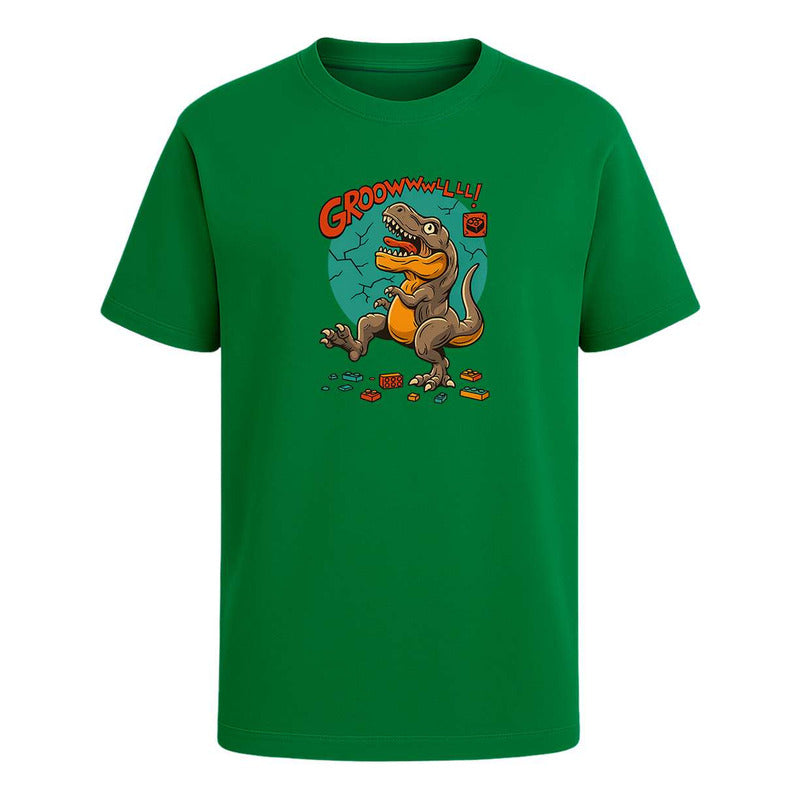 Playera Dinosaurio Pisa Bloques Broma Divertida Meme Unisex