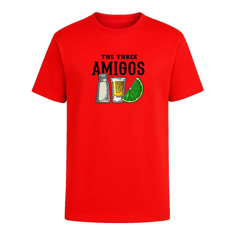 Playera The Three Amigos Tequila Sal Y Limón Fiesta Infantil