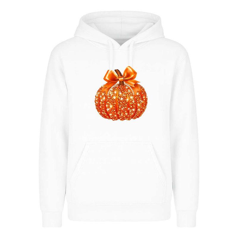 Sudadera Calabaza Brillante Lazo Halloween Fiesta Infantil