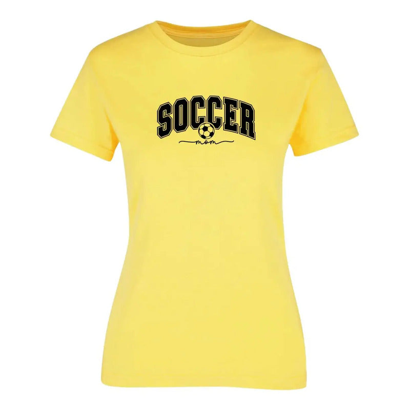 Playera "Soccer Mom" Mamá Futbolera - Dama