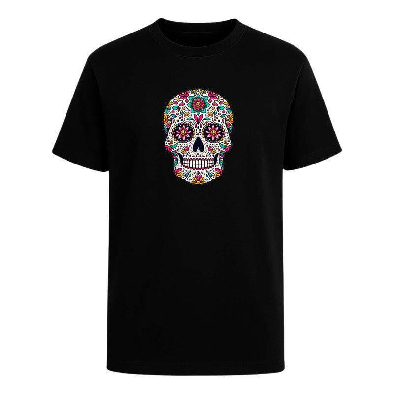 Playera Calavera Mexicana Día De Muertos Mandala Infantil