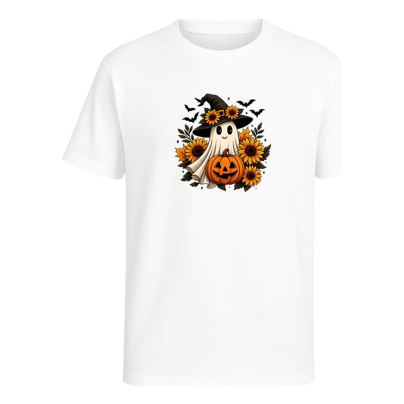 Playera Fantasma Tierno Unisex Halloween Noche De Brujas
