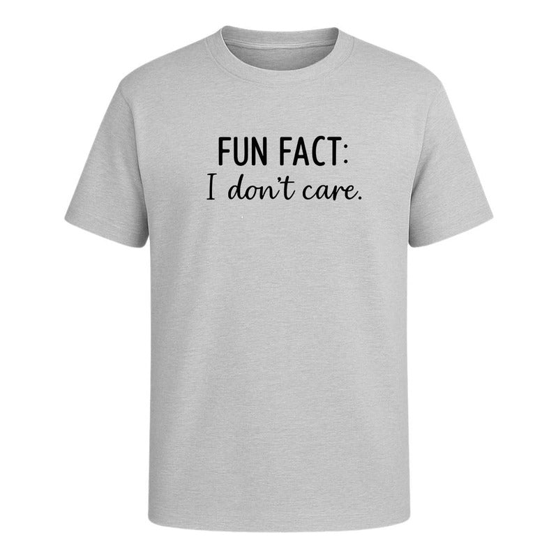 Playera "Fun Fact I Don't Care" - Hombre