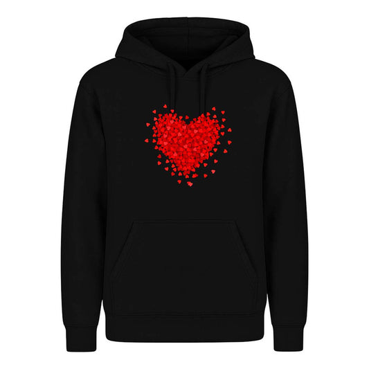 Sudadera Corazón Formado De Corazones Romántica Infantil